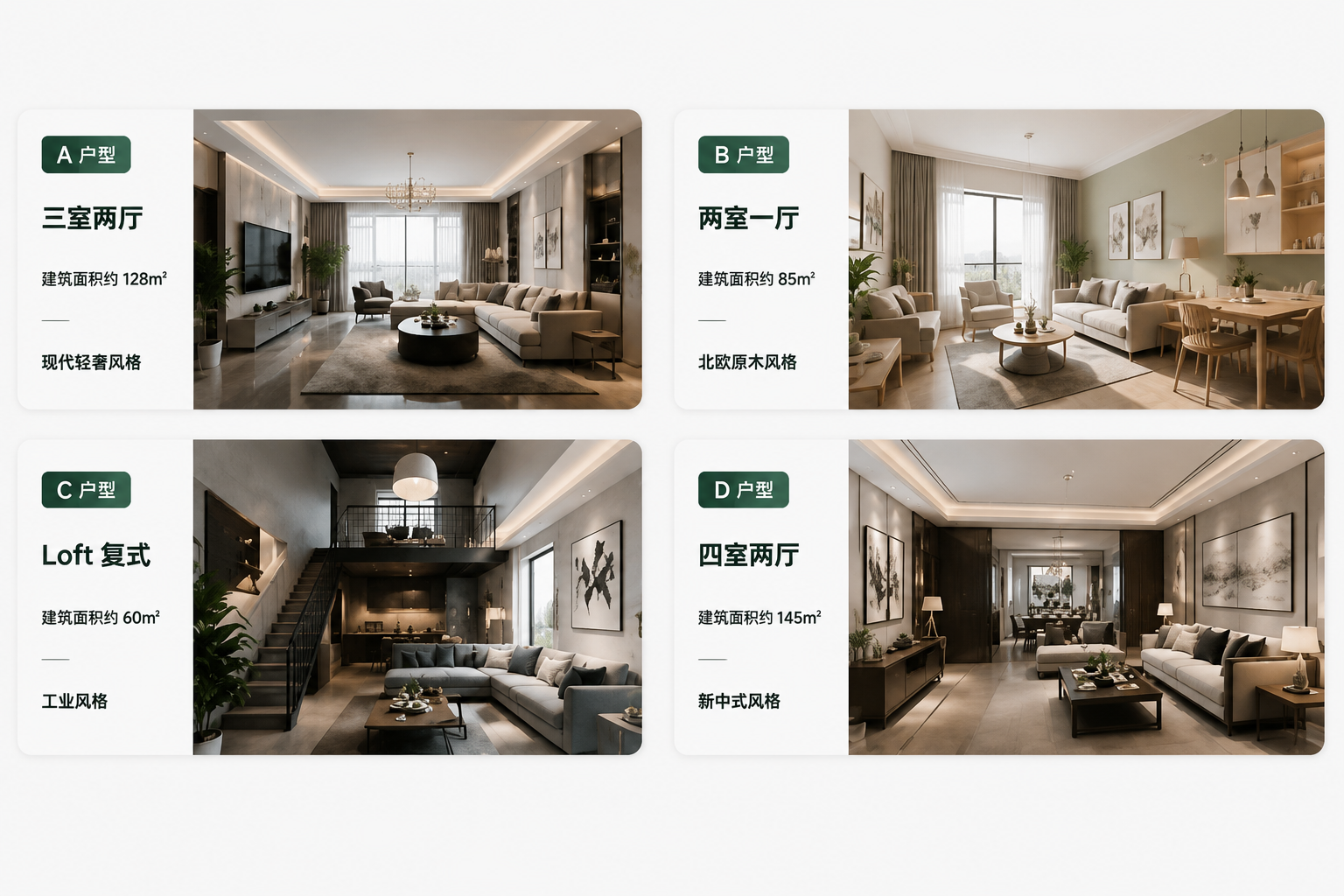 楼盘营销户型方案
